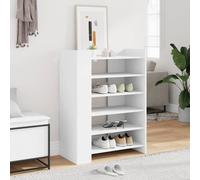 vidaXL Zapatero madera de ingeniería blanco 74,5x37,5x100 cm