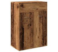 vidaXL Zapatero Madera de ingeniería Envejecida 60x35x84 cm