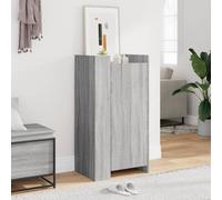 vidaXL Zapatero madera de ingeniería gris Sonoma 52x37,5x100 cm