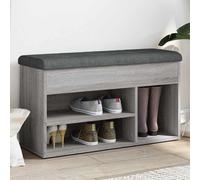 vidaXL Zapatero madera de ingeniería gris Sonoma 82x32x45,5 cm