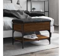vidaXL Zapatero madera de ingeniería marrón roble 62x42x45 cm