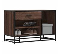 vidaXL Zapatero madera de ingeniería marrón roble 80x40x53,5 cm