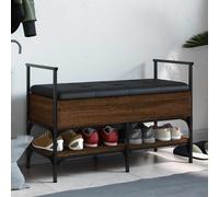 vidaXL Zapatero madera de ingeniería marrón roble 85,5x42x57,5cm