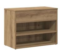 vidaXL Zapatero Madera de ingeniería Roble Artisan 60x30x45 cm