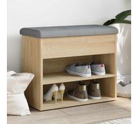 vidaXL Zapatero madera de ingeniería roble Sonoma 62x32x50 cm