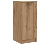 vidaXL Armario zapatero madera ingeniería 4 estantes Roble Artisan 29,5x35x70 cm