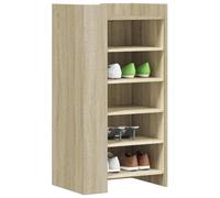 vidaXL Mueble zapatero madera ingeniería roble Sonoma 52x37,5x100 cm