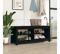 vidaXL Banco Zapatero de Soporte Entrada Pasillo Salón Color Natural, Blanco, Gris