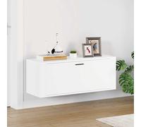 vidaXL Mueble Zapatero Pared Madera contrachapada Blanco 100x35x38 cm