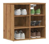 vidaXL Zapatero roble artesanal 52x30x50 cm