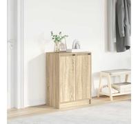 vidaXL Zapatero Roble Sonoma 57x34x76 cm Madera de ingeniería