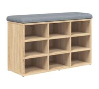 vidaXL Zapatero Roble Sonoma 82x32x50 cm Madera de ingeniería