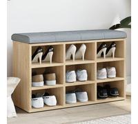 vidaXL Zapatero Roble Sonoma – Madera de ingeniería 82x32x50 cm