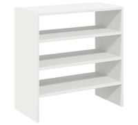 vidaXL Zapateros 2 uds apilables Blanco 60x30x30,5 cm