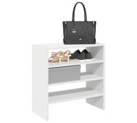 vidaXL Zapateros 2 uds apilables Blanco 60 x 30 x 30,5 cm