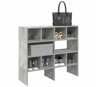 vidaXL Zapateros 2 uds apilables gris hormigón 89,5x30x40 cm