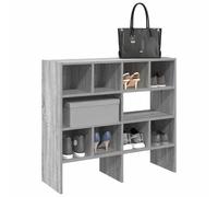 vidaXL Zapateros 2 uds apilables gris sonoma 89,5x30x40 cm