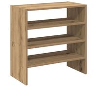 vidaXL Zapateros 2 uds apilables Roble Artesanal 60x30x30,5 cm, Armario para Guardar Zapatos, Zapatero de Entrada, Armario para Guardar Zapatos