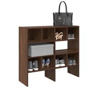 vidaXL Zapateros 2 uds apilables roble marrón 89,5x30x40 cm
