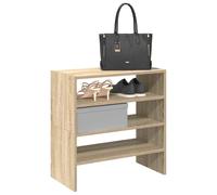 vidaXL Zapateros 2 uds apilables roble sonoma 60x30x30,5 cm