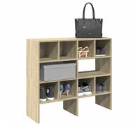 vidaXL Zapateros 2 uds apilables roble sonoma 89,5x30x40 cm