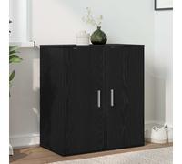 vidaXL Zapateros 2 uds Roble negro 32x35x70 cm Madera de ingeniería Organizador de zapatos