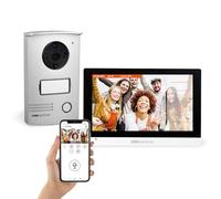 Videoportero cableado - Pantalla táctil 7 Pulgadas - visión Nocturna | VisioDoor wifi, gran angular, memoria en tarjeta micro SD, IP55, videovigilancia, PVF0056