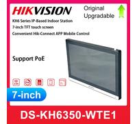 Videoportero Hikvision DS-KH6350-WTE1 con Estación Interior Basada en IP, Pantalla Táctil TFT de 7 Pulgadas, POE Estándar, WIFI, DS-KH6350-WTE1/Blanco DS-KH6350-WTE1