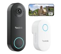 Videoportero WiFi Reolink 2K+ con cámara y visión nocturna.