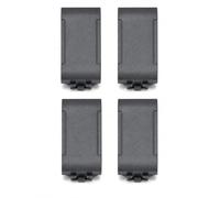 Vidoelettronica® 4 falsos polos negros compatibles con BTicino Living International, tapones cubreorificios, 1 módulo para placas y soportes, módulos ciegos para instalaciones eléctricas