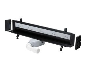 Viega Advantix Vario - Canaleta de ducha 30-120 cm, para montaje en pared, negro 736736