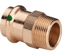 Viega Sanpress 2211 - Lote de 5 piezas de transición (hierro fundido, 15 mm x rosca R 1/2" (rosca exterior), tipo 2211