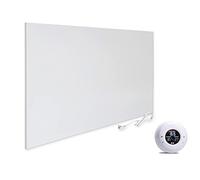 VIESTA® H900 Calefacción por infrarrojos 900 W - Panel 75×120 cm, Carbon Crystal, sin marco, pared/techo, IP20, TÜV/GS, protección contra sobrecalentamiento, incl. termostato inalámbrico TH20