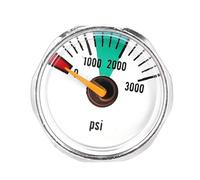 VIFER Micro Manómetro, Gauge Mini Gauge Manometer 3000PSI 1/8NPT Aleación de Aluminio Aire Medidor Presión para Paintball PCP