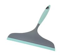 Vigar - Limpiamamparas para Ducha - Lengüeta Flexible y Resistente - 23,5 x 3,5 x 23 cm - Colección Hergo - Mango Ergonómico - Fácil Colgado - Turquesa