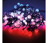 Lumineo Guirnalda Cherry LED 900 cm 120 LEDs tres medidas cambio de colores