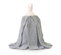 Vigar - Recambio para Fregona - Rosca Universal - 10 x 10 x 15 cm - Microfibra Apta para Lavadora - Máxima Absorción - para Todo Tipo de Suelos - Gris (Paquete de 2)