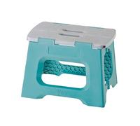 Vigar Taburete Plegable Portatil Compacto para Adultos, 23 cm Antideslizante, Silla Banco Banqueta Asiento para Casa, Cocina, Baño, Dormitorio, Oficina, Camping, Salón, Armario, hasta 150 kg, Turquesa