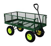 Vigor 4 ruedas Demeter Carros de acero, verde