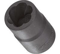 Vigor Actuador cuadrado interior de 12,5 = 1/2 pulgadas, inserto de extractor de ranuras en espiral, ancho de llave: 13 mm, longitud total: 34 mm, 1 pieza, V2407