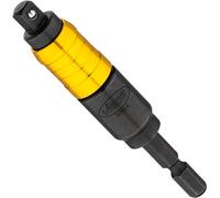 VIGOR Adaptador de llave de vaso de 1/4 con articulación V7614, Accesorio para herramienta de aflojar y apretar/desmontar componentes, Accionamiento: hexágono macizo 6,3 (1/4 pulgada)