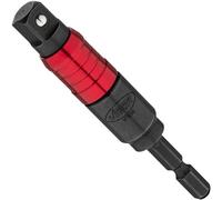 VIGOR Adaptador de llave de vaso de 3/8 con articulación V7638, Accesorio para herramienta de aflojar y apretar/desmontar componentes, Accionamiento: hexágono macizo 6,3 (1/4 pulgada)