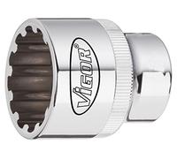 Vigor cuadrado interior de accionamiento 6,3 = 1/4 pulgadas Multi Perfil de llave de vaso Multi Perfil v1977 ∙ cuadrado hueca 6,3 mm (1/4 pulgadas) ∙ ancho de llave: 5 ∙ Longitud total: 25 mm, 1 pieza