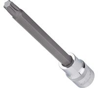 Vigor cuadrado interior de tracción 12,5 = 1/2 pulgadas Torx destornillador de uso para interior de perfil, Ancho de llave: T 55 ∙ Longitud total: 140 mm, 1 pieza, v2176