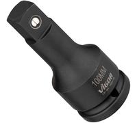 VIGOR Extensión de llave de impacto, V5034-100, 3/4", 100 mm | Accionamiento cuadrado hueco de 3/4 pulgadas (20 mm), eje de salida cuadrado macizo de 3/4 pulgadas, longitud l2 100 mm