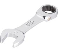 Vigor Llave combinada de carraca V2832, modelo corto, ancho de llave: 18, longitud total: 131 mm, 1 unidad.