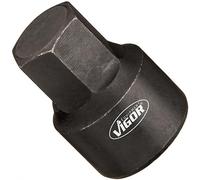 Vigor Steckschlüsseleinsatz - Vierkant 1/4" - Sechskant Profil - 9 mm V7158-3