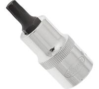 Vigor Torx destornillador de uso T 45, 55 mm, 1/2 pulgadas, 1 pieza, V2156 | Accionamiento cuadrado de 1/2 pulgadas (12,5 mm), perfil en T, longitud l2 55 mm, 78 g, SW T45, 1/2 pulgadas, perfil en T