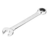 Vigor V1010 - Llave de carraca | SW 10, perfil exterior doble hexagonal, perfil exterior hexagonal, cromado, pulido, SW 10 mm, longitud l2 160 mm, 47 g