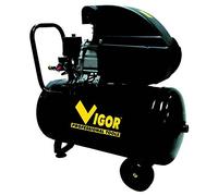 Vigor Vca-50L - Compresor, 230 V, 1 Cilindro, De Accionamiento Directo, 2 Hp, 50 L
